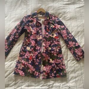 Tara Jarmon for Target floral spring summer cotton jacket